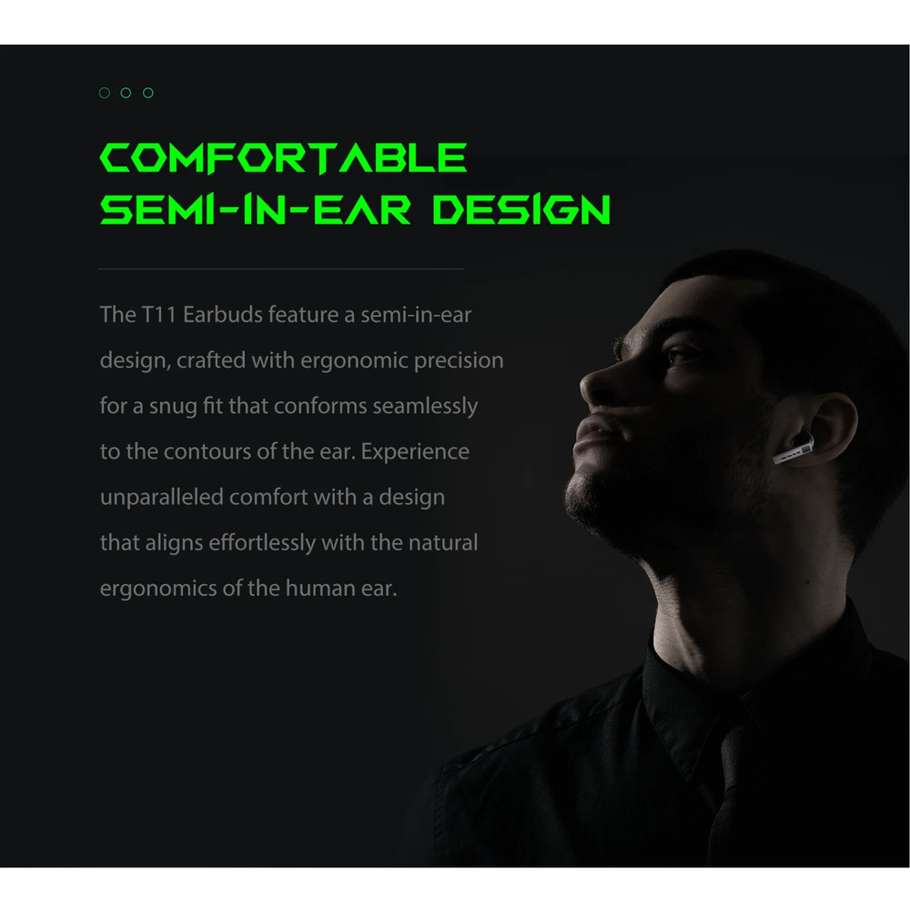 Black Shark T11 TWS Wireless Earbuds With Active Noise Cancellation 5