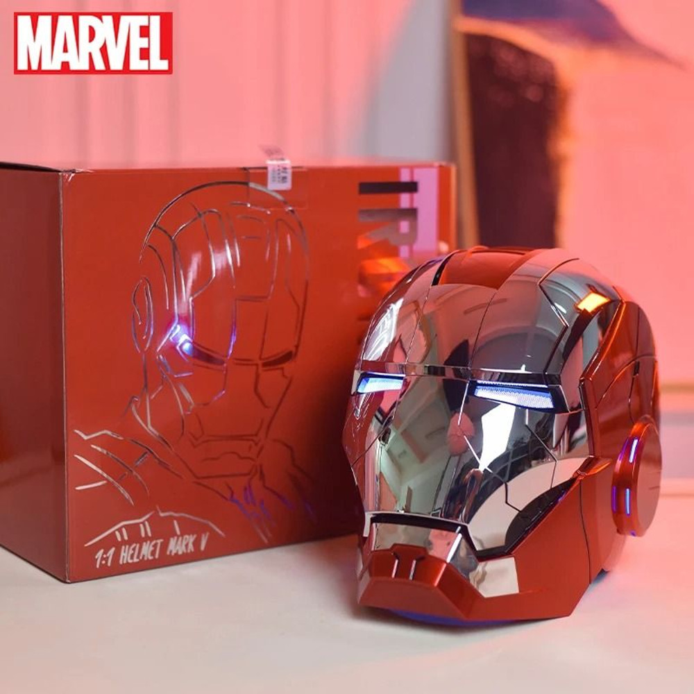 AutoKing Mk5 Iron Man Helmet Voice Control LED Eyes 0
