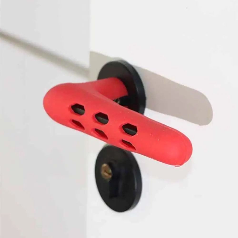 Silicone Door Handle Protector Sleeve Adjustable Crash Guard 1