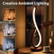 LED Spiral Night Table Lamp Modern Dimmable Bedside Light 6