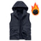 Mens Hooded Fleece Warm Vest Windproof Utility Photographer Vest 1