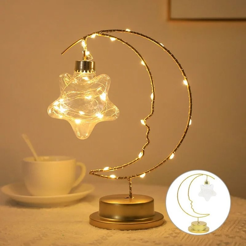 Home Decoration Star Moon LED Light Indoor Night Lamp 7