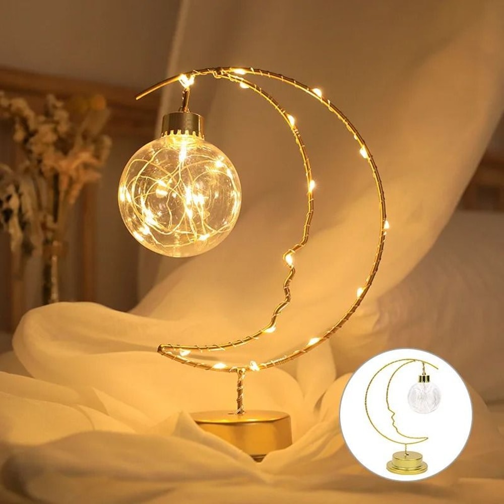 Home Decoration Star Moon LED Light Indoor Night Lamp 8