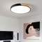 Nordic LED Ceiling Light Wooden Macaroon Circular Ceiling Lamp Modern Simple Indoor Lighting 1
