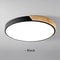 Nordic LED Ceiling Light Wooden Macaroon Circular Ceiling Lamp Modern Simple Indoor Lighting 6