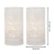 2 Pack Modern Nordic Cylinder Table Lamp Night Light Candle Holder 6