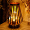 Metal Cage LED Lantern Battery Powered Cordless Table Lamp For Bedroom Wedding Home Decor 1