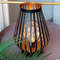 Metal Cage LED Lantern Battery Powered Cordless Table Lamp For Bedroom Wedding Home Decor 3