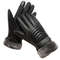 Winter Fur Mouth Plush Insulation Gloves Outdoor Cycling Motorcycle Touch Screen Cotton Gloves 1