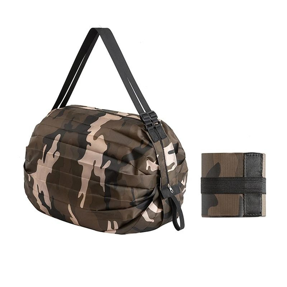Foldable Storage Bag With Handle Portable Travel Camouflage Handbag Large Capacity 9
