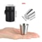 Stainless Steel Mini Cups Set Portable Travel Drinkware With Case 2