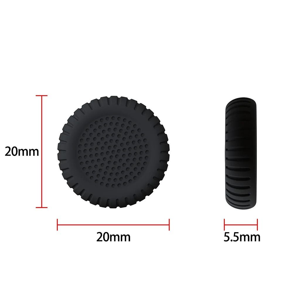 Soft Silicone Joystick Thumb Grips Protector Cap Set 4 Piece For Switch 2 Joy Con 5