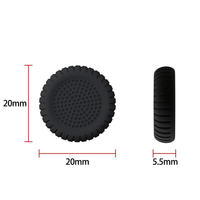 Soft Silicone Joystick Thumb Grips Protector Cap Set 4 Piece For Switch 2 Joy Con 5