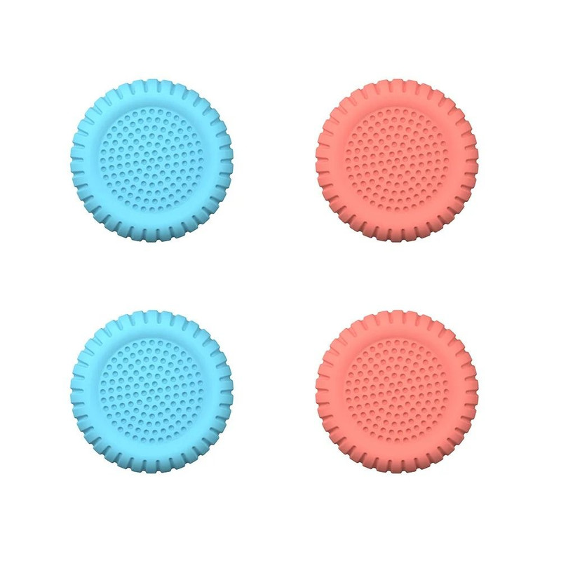 Soft Silicone Joystick Thumb Grips Protector Cap Set 4 Piece For Switch 2 Joy Con 7