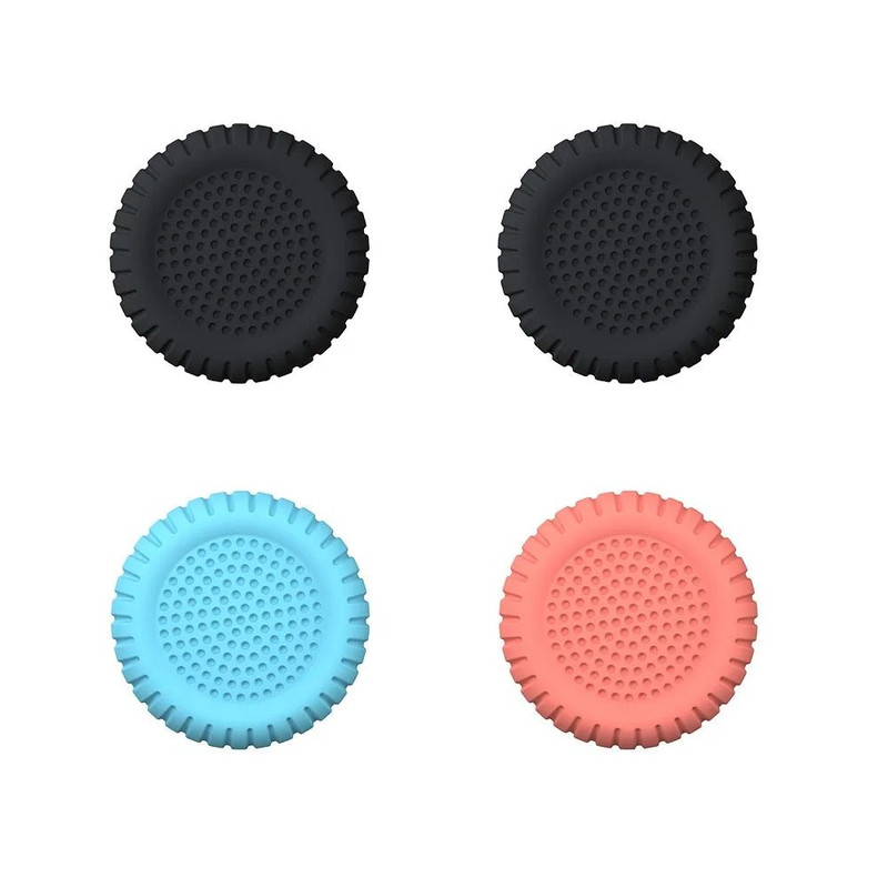 Soft Silicone Joystick Thumb Grips Protector Cap Set 4 Piece For Switch 2 Joy Con 8