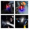 USB Recharge LED Flashlight Work Light Keychain Flashlight For Police Shoulder Clip Warning Flashin 5