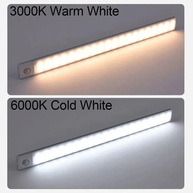 Night Light Motion Sensor Light Wireless USB Under Cabinet Light For Cabinet Bedroom Wardrobe Indoo 3
