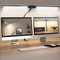 Double Head Desk Lamp Clip On LED 3 Modes Brightness Adjustable USB Adapter 0