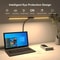 Double Head Desk Lamp Clip On LED 3 Modes Brightness Adjustable USB Adapter 2