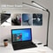 Double Head Desk Lamp Clip On LED 3 Modes Brightness Adjustable USB Adapter 4