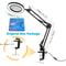 72 LED 8X 10X Illuminated USB Magnifier With 3 Color LED Light 6