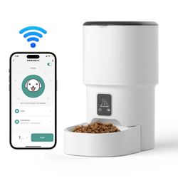 automatic pet feeder smart wifi food dispenser for cats and dogs