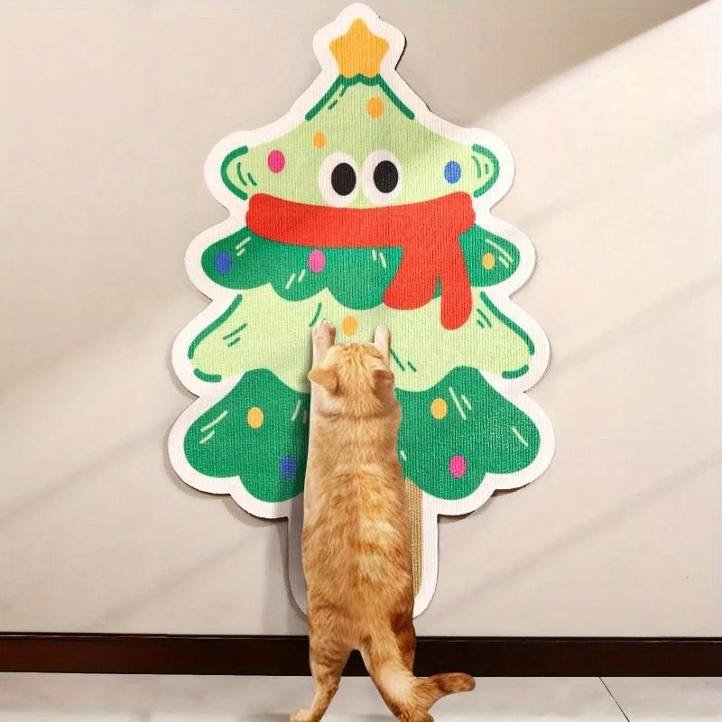 Self Adhesive Cat Scratch Mat Cartoon Design Multi Purpose Pet Mat 3