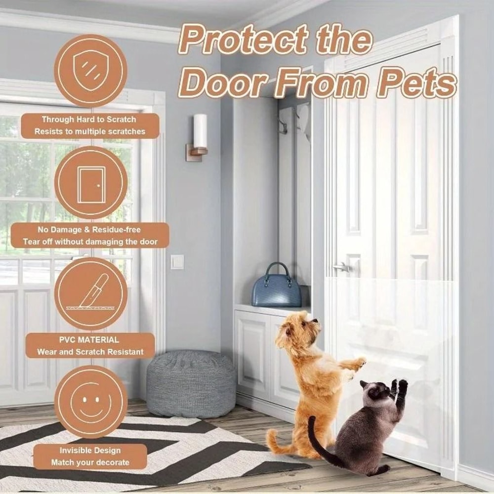 Cat Scratch Deterrent Tape Furniture Protectors Transparent Pet Training Tape 2