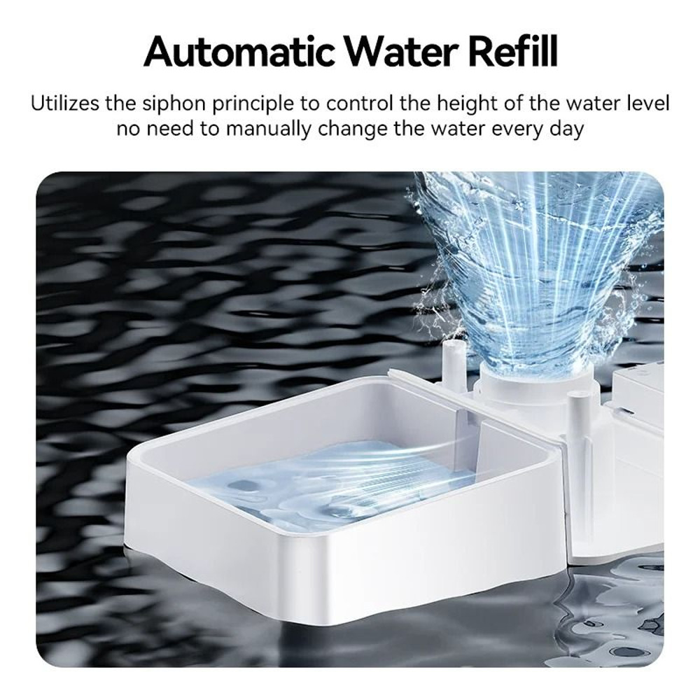 Automatic Pet Feeder And Water Fountain 85L Button Version For Cats And Dogs 4