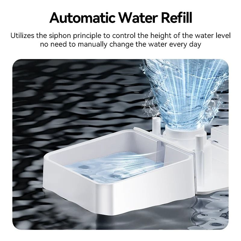 Automatic Pet Feeder And Water Fountain 85L Button Version For Cats And Dogs 4