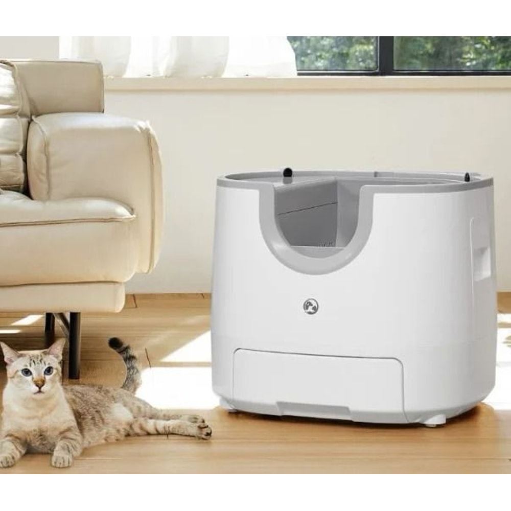 Automatic Smart Cat Litter Box 11L High Capacity Pet Toilet Tray 0