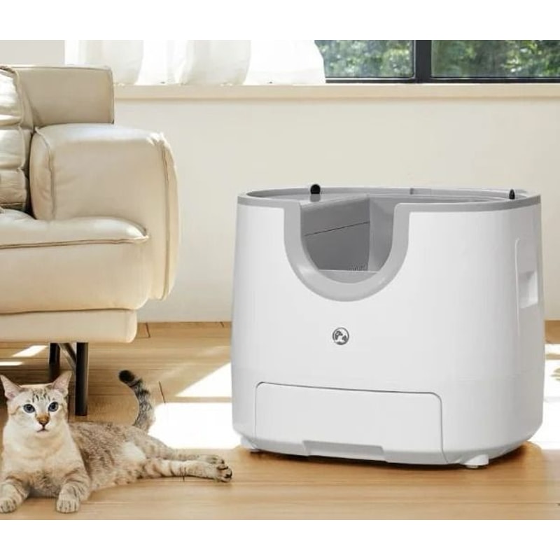 Automatic Smart Cat Litter Box 11L High Capacity Pet Toilet Tray 0