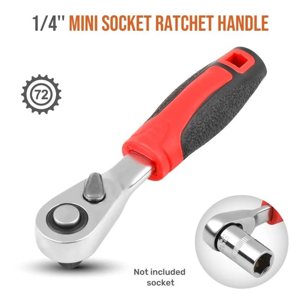 Mini 1 4 Inch Ratchet Wrench Double Ended Quick Socket Wrench Set 8