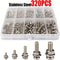 Premium Stainless Steel Screw And Nut Assortment Kit 320pcs Corrosion Resistant M2 To M5 Sizes For 0