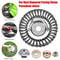Steel Wire Wheel Brush Disc Weed Brush Head Garden Lawn Mower Universal Grass Trimmer Head Cutter T 2
