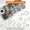 304 Stainless Steel Flat Washers Assortment Set 360 To 580 Pcs For Home Factory Repair And Workshop 3