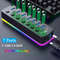 RGB USB 30 Hub 7 Ports Data Port Adapter 5Gbps Individual On Off Switch 0