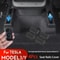 Seat Rail Cover Protector For Tesla Model 3 Y 4 Piece Anti Kick Rail Guards Set 0