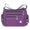 Nylon Fabric Shoulder Crossbody Travel Bag With Multi Compartments 6
