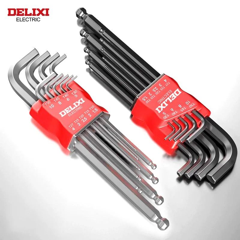 DELIXI Electric Allen Key Set Universal Hex Wrench Metric For Motorcycles And Bicycles 0