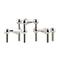 Metal Molecular Structure Candle Holder Nordic Silver Candlestick Centerpiece 5
