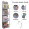 Over The Door Hanging Organizer 4 Layer Or 6 Layer Storage Bag For Cosmetics Bathroom Closet 3