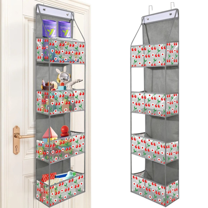 Over The Door Hanging Organizer 4 Layer Or 6 Layer Storage Bag For Cosmetics Bathroom Closet 26