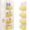 Over The Door Hanging Organizer 4 Layer Or 6 Layer Storage Bag For Cosmetics Bathroom Closet 27