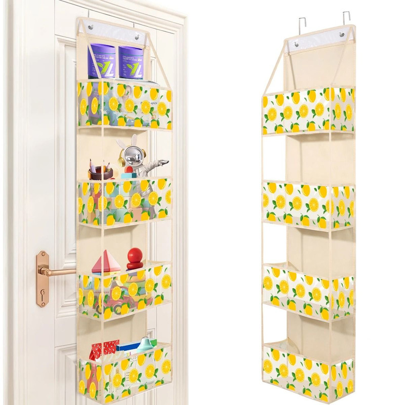 Over The Door Hanging Organizer 4 Layer Or 6 Layer Storage Bag For Cosmetics Bathroom Closet 27