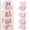 Over The Door Hanging Organizer 4 Layer Or 6 Layer Storage Bag For Cosmetics Bathroom Closet 29