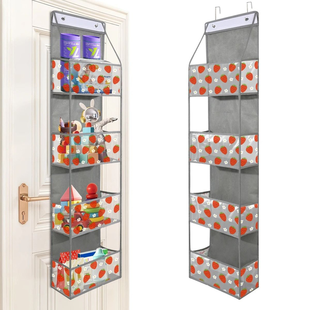 Over The Door Hanging Organizer 4 Layer Or 6 Layer Storage Bag For Cosmetics Bathroom Closet 21