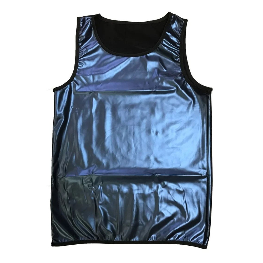 Men Sauna Sweat Vest Heat Trapping Slimming Sportswear Workout Compression Tank 3