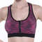 Women Sports Bra Front Zipper Breathable High Impact Yoga Running Vest 5