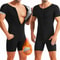 Men Sauna Suit Hot Sweating Jumpsuit Waist Trainer Weight Loss Bodysuit 0